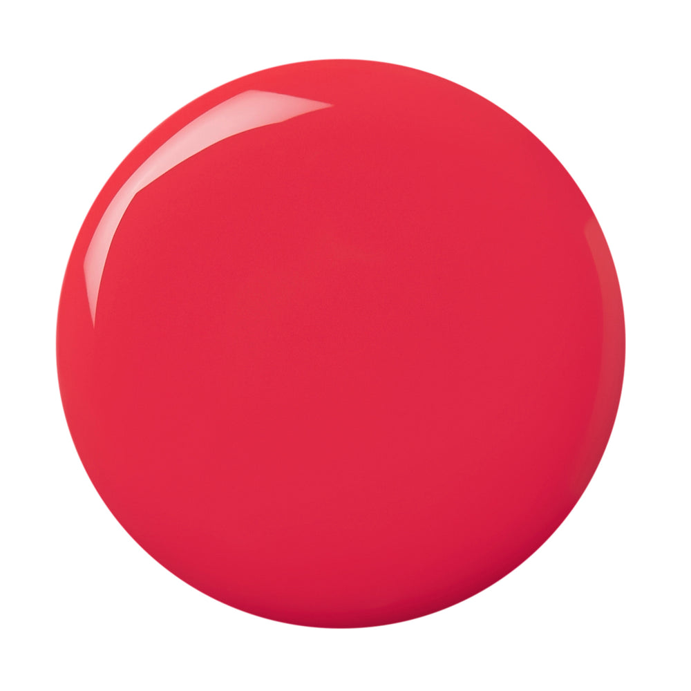 London Grace Liz Nail Polish – vibrant pink-orange hue, vegan, cruelty-free, and glossy finish.