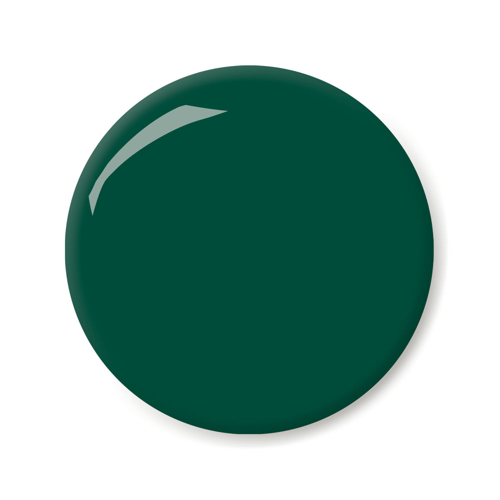 London Grace Lucy Nail Polish – deep emerald green with a glossy, high-impact finish. Vegan and cruelty-free formula.