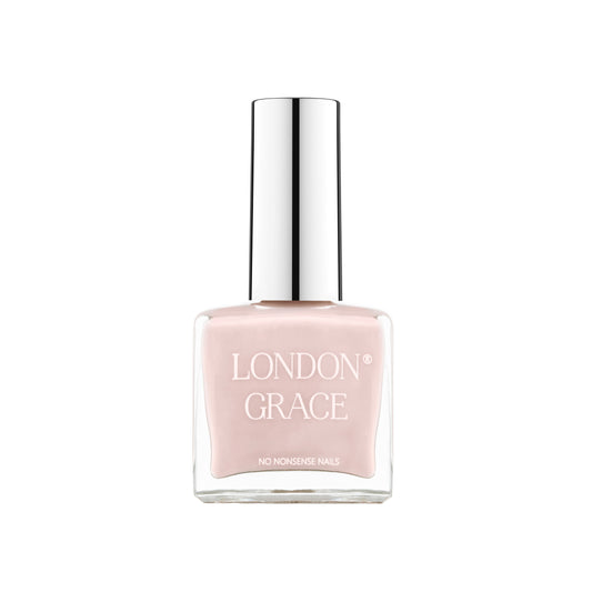 London Grace Mabel Nail Polish – pinkish nude with a smooth, long-lasting finish. Vegan and cruelty-free formula.