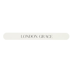 London Grace Shape File, designed to shape and maintain nails for a neat and natural finish. Ideal for creating smooth, snag-free nails. ALWAYS SHOW