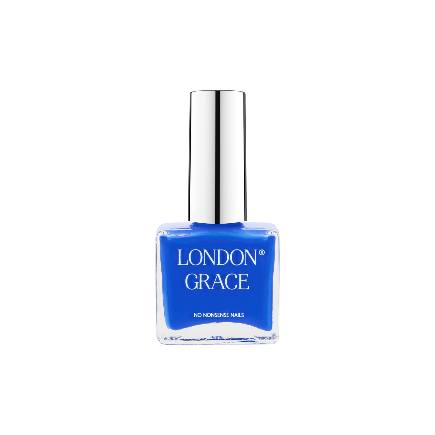 London Grace Stevie Nail Polish – vibrant cobalt blue for bold, beautiful nails. Vegan, eco-friendly, and long-lasting.