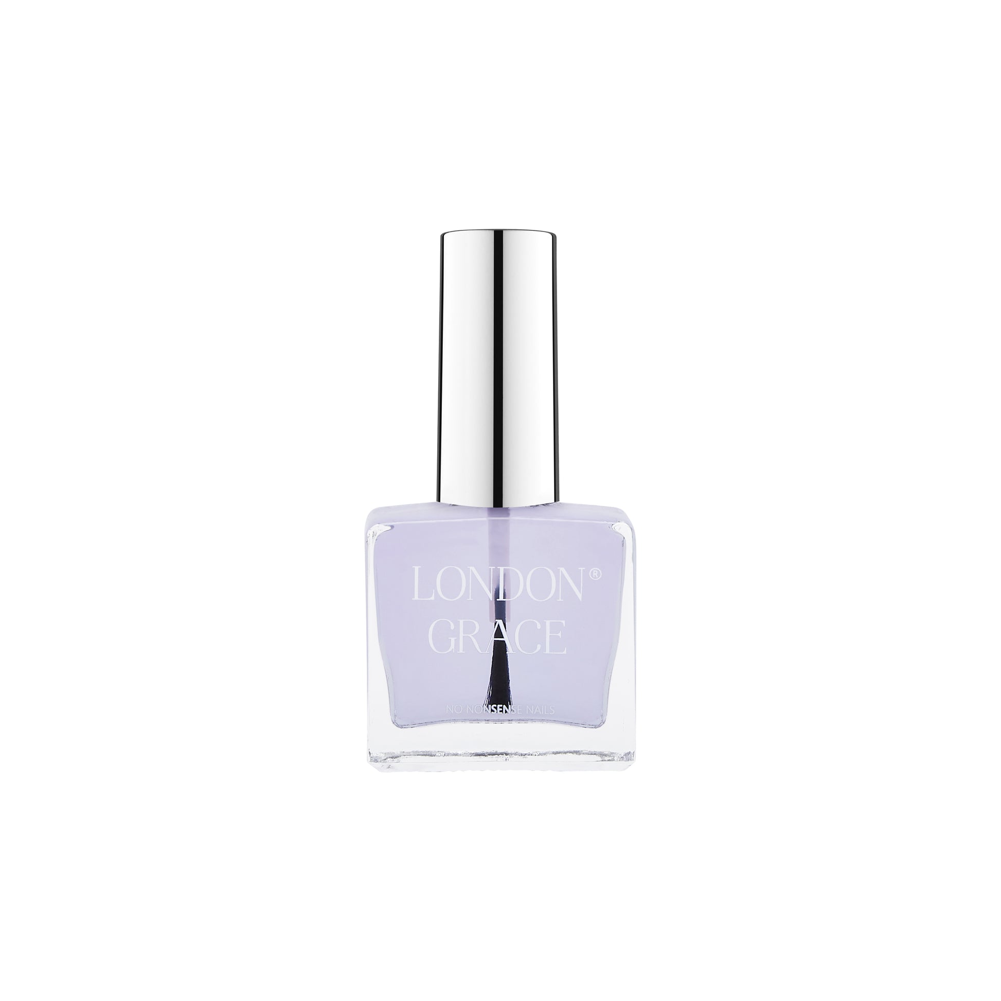 London Grace Strengthener Base Coat – hardens and protects nails. AHA-enriched formula. Vegan and cruelty-free.