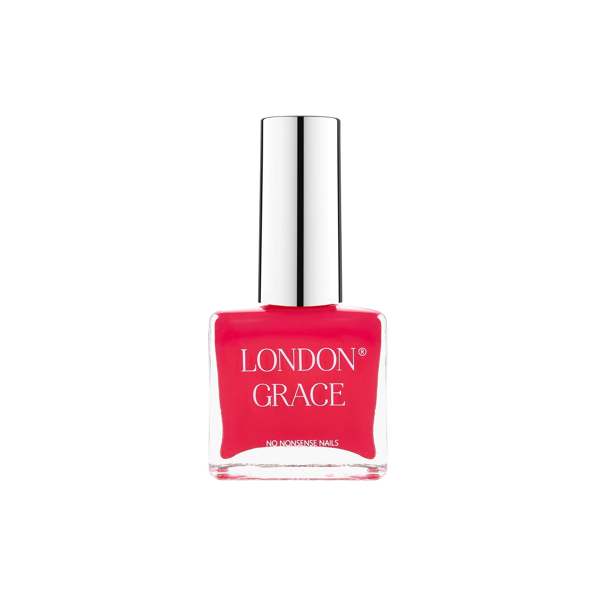 London Grace Taylor Nail Polish – vibrant tropical red for flawless nails. Vegan, long-wearing, and eco-friendly.