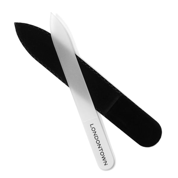 LONDONTOWN Glass Nail File White
