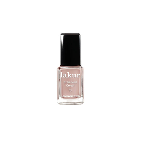 Londontown Rose Latte nail polish in a warm pink beige shade.