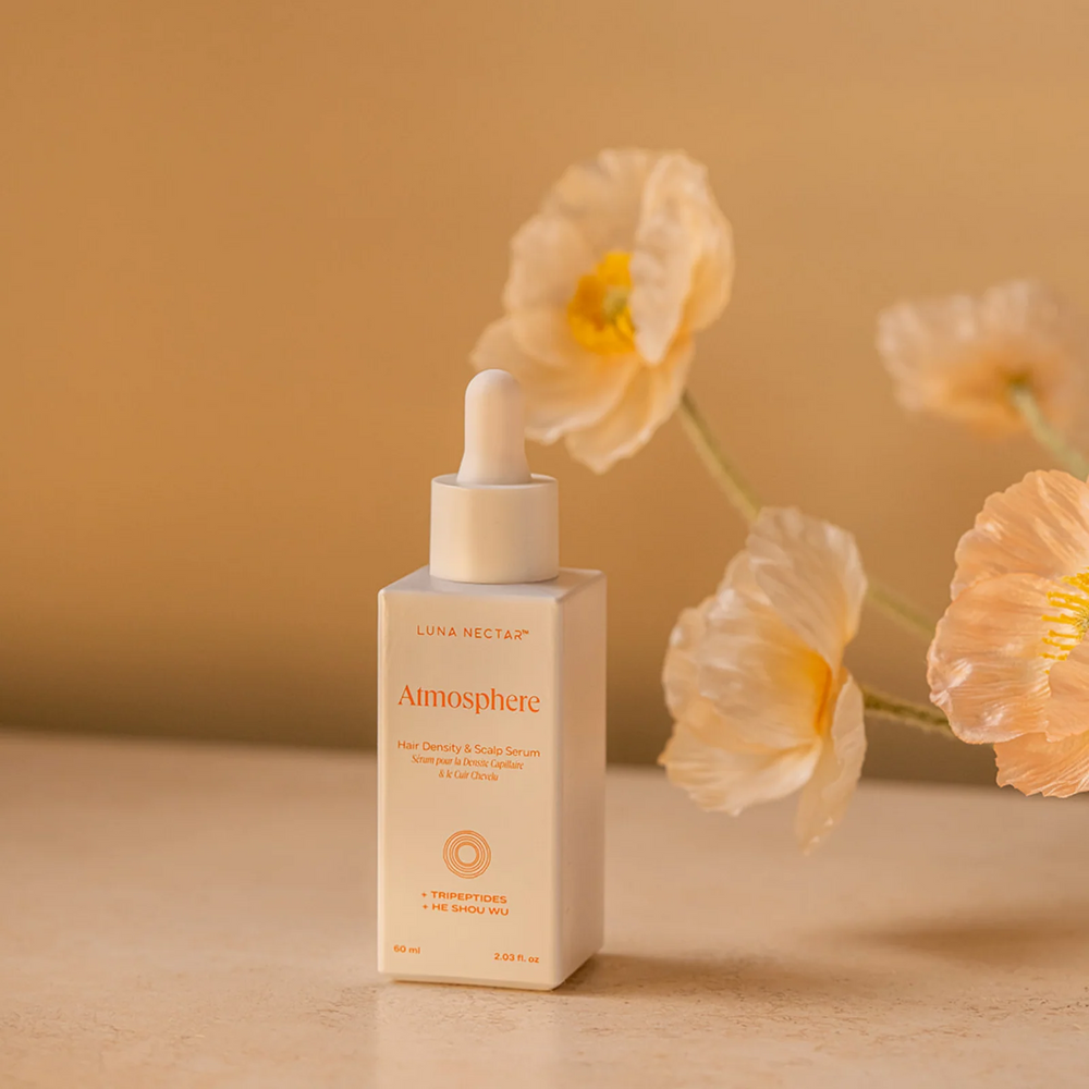  LUNA NECTAR Atmosphere Multi-Peptide Hair & Scalp Serum – waterless formula with peptides and botanicals for fuller-looking hair and healthier scalp.