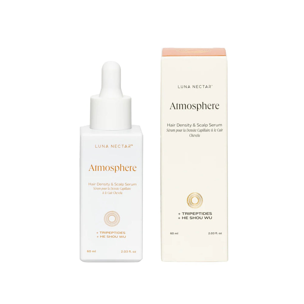  LUNA NECTAR Atmosphere Multi-Peptide Hair & Scalp Serum – waterless formula with peptides and botanicals for fuller-looking hair and healthier scalp.