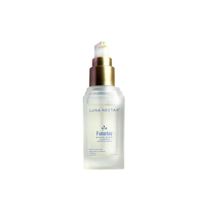 LUNA NECTAR Futurize Retinol Alternative Boosting Serum – plant-based serum with bakuchiol and rosehip.