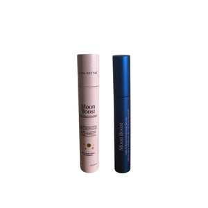  LUNA NECTAR Moon Boost Eyebrow and Lash Serum – waterless natural serum to enhance lash and brow thickness, with Gotu Kola, Burdock Root, and Horsetail.