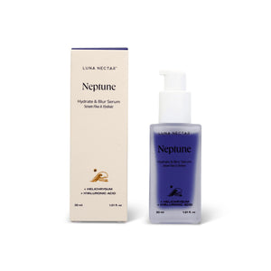  LUNA NECTAR Neptune Hyaluronic Acid Serum – hydrating, lightweight serum with HA, butterfly pea, and green tea.