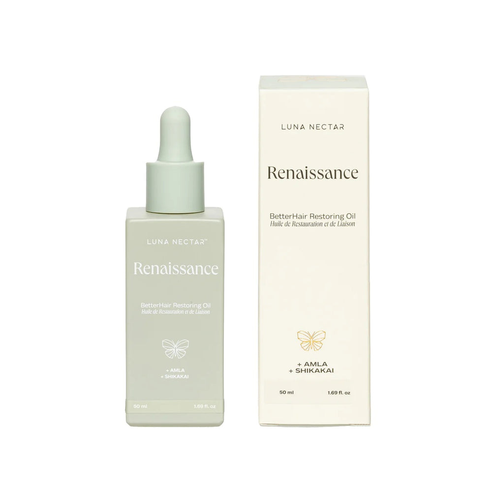  LUNA NECTAR Renaissance Nourishing Pre-Wash Hair Oil – botanical hair oil for hydration and shine.