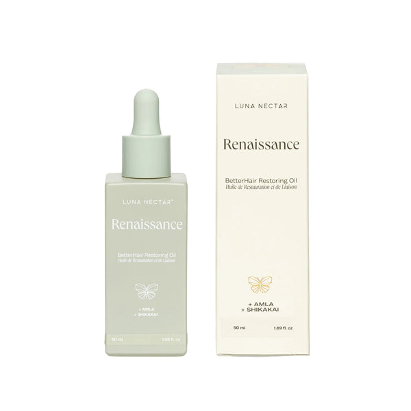  LUNA NECTAR Renaissance Nourishing Pre-Wash Hair Oil – botanical hair oil for hydration and shine.