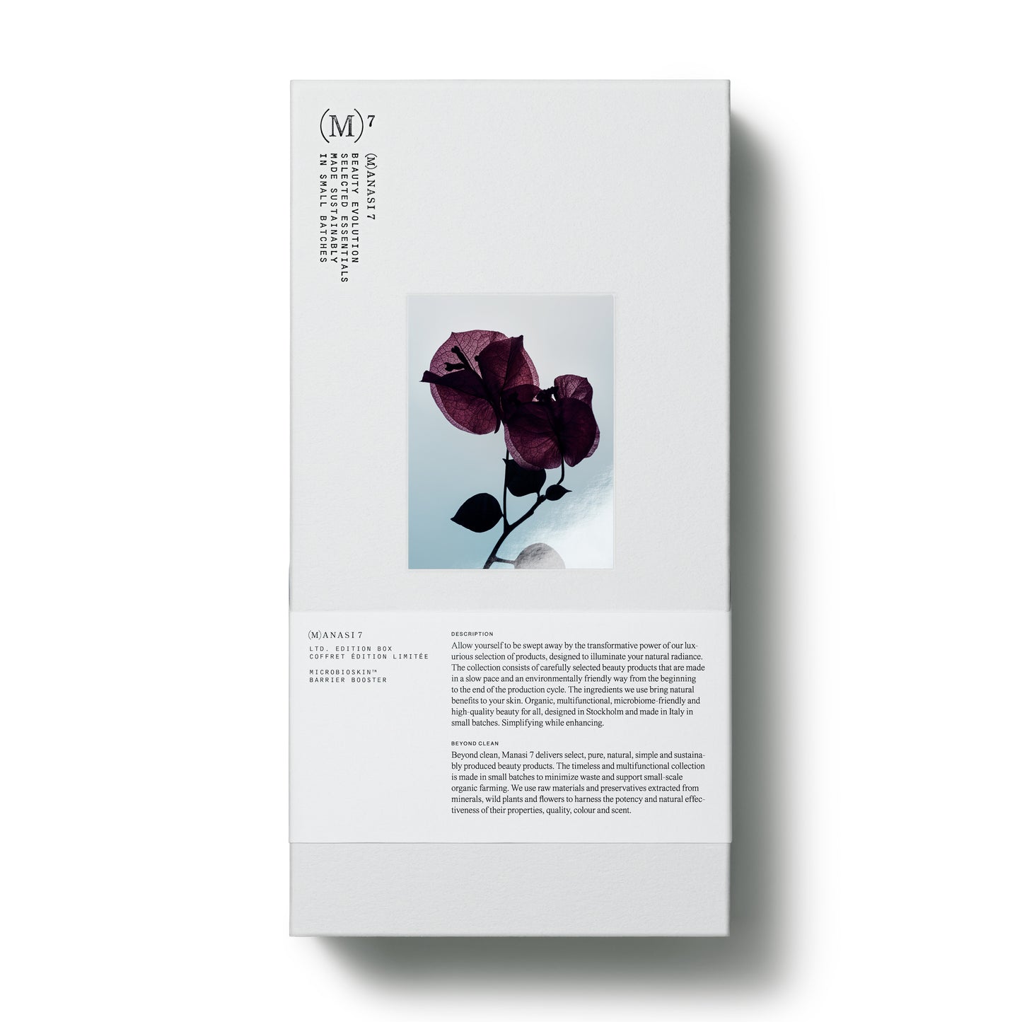 MANASI 7 Barrier Booster Limited Edition Box with Botanical Face Oil Armonia and Botanical Multi Balm Kaede – a skincare duo designed to hydrate, protect, and restore the skin’s natural barrier.