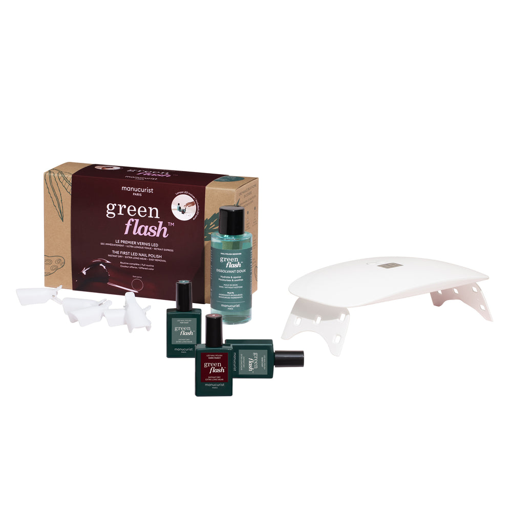 MANUCURIST Green Flash Starter Kit Dark Pansy