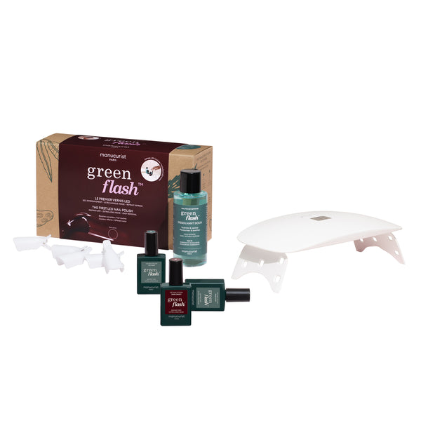 MANUCURIST Green Flash Starter Kit Dark Pansy