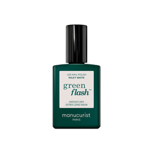 MANUCURIST Green Flash LED Nail Polish Milky White