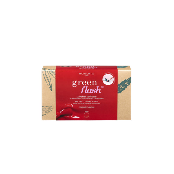 MANUCURIST Green Flash Starter Kit Poppy Red