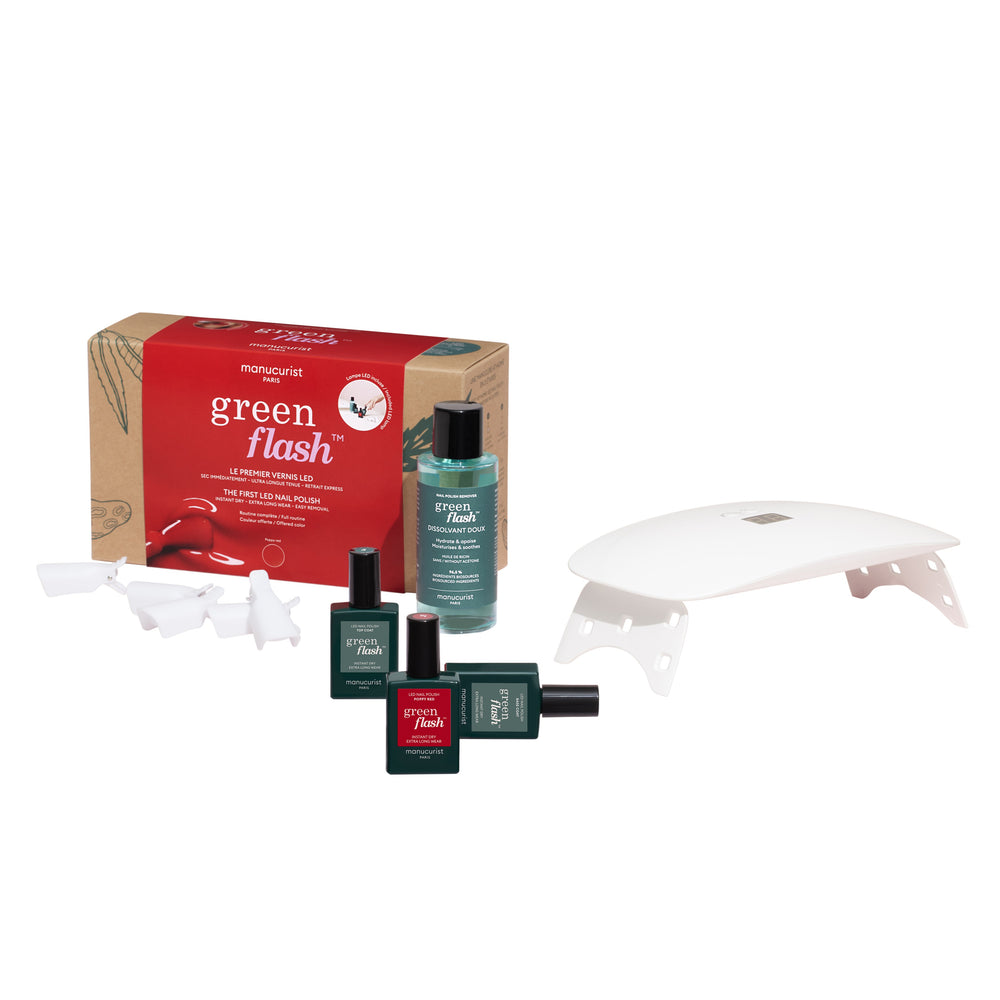 MANUCURIST Green Flash Starter Kit Poppy Red