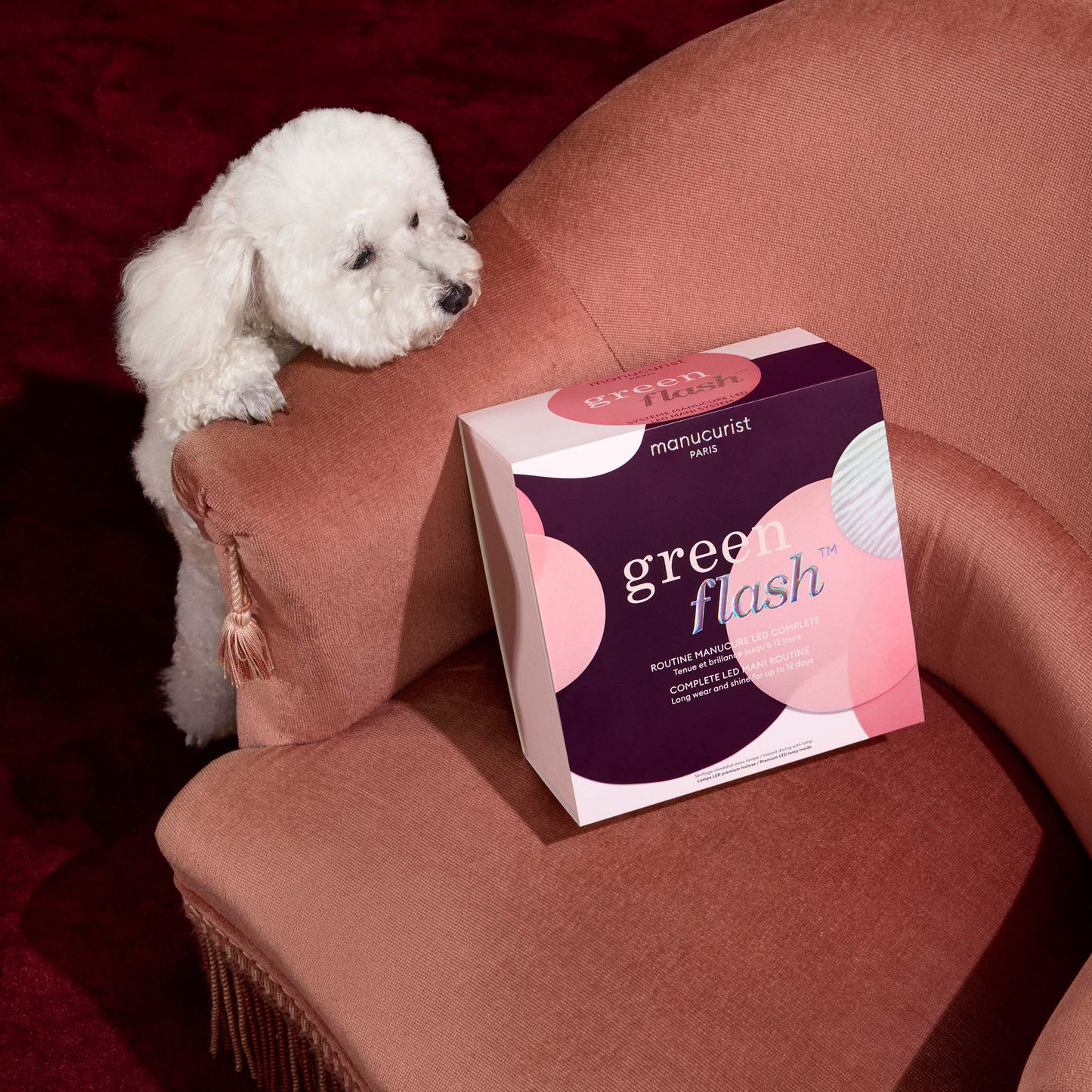 MANUCURIST Green Flash Retail Kit 36W Prune + Pale Rose
