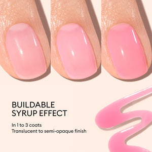 MANUCURIST Green Jelly Nail Polish Pink Sorbet