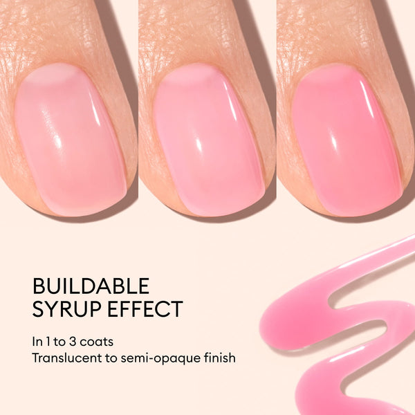 MANUCURIST Green Jelly Nail Polish Pink Sorbet