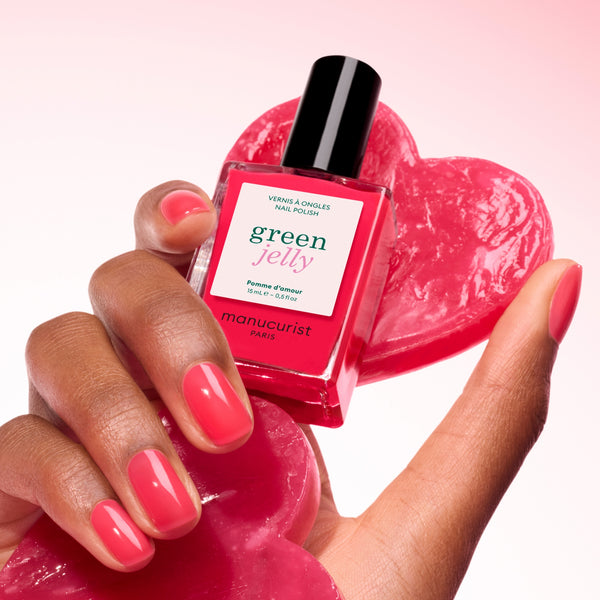 MANUCURIST Green Jelly Nail Polish Pomme d'Amour 