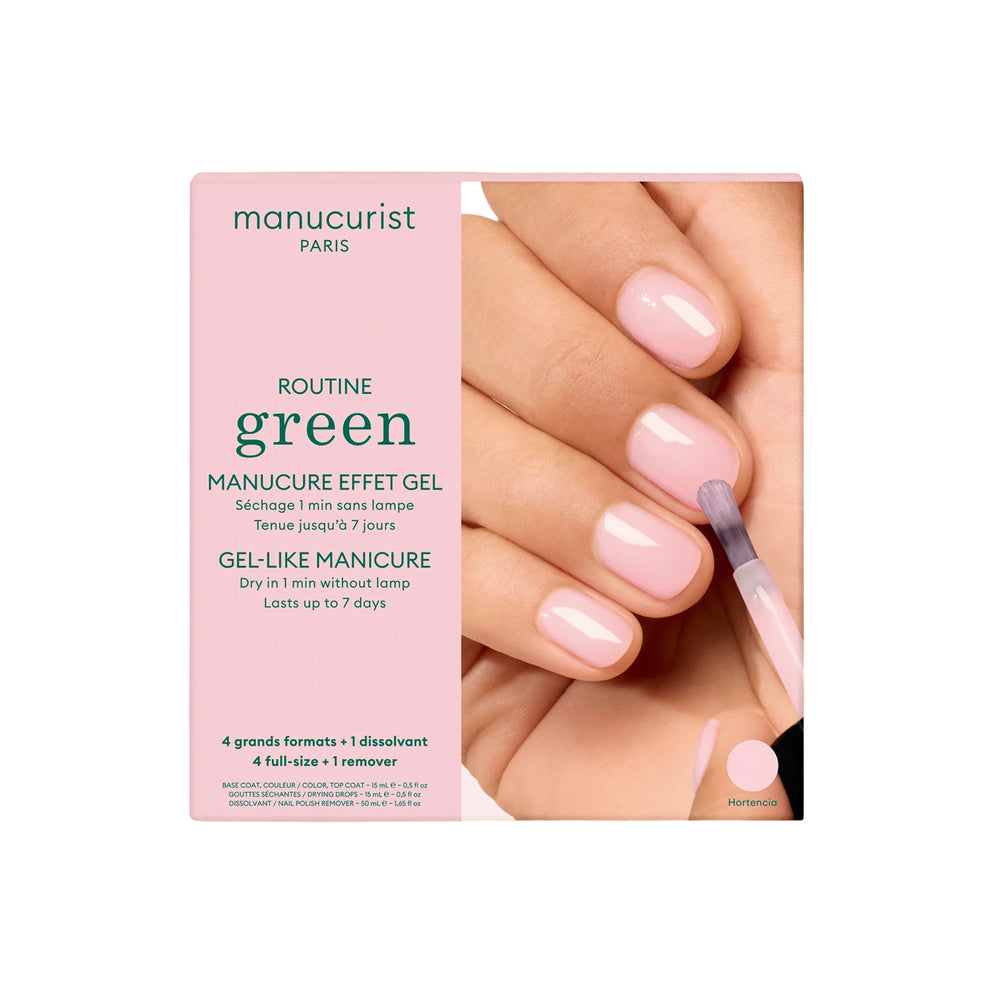 MANUCURIST Nail Kit Green Gel-Effect Nail Routine Hortencia