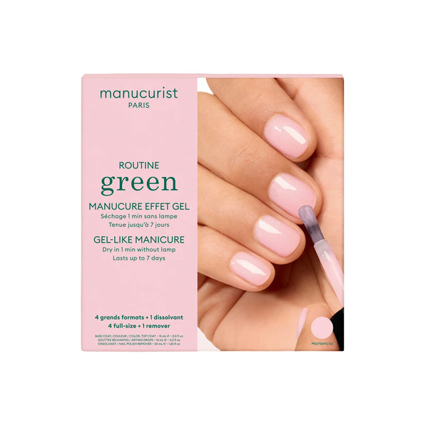 MANUCURIST Nail Kit Green Gel-Effect Nail Routine Hortencia