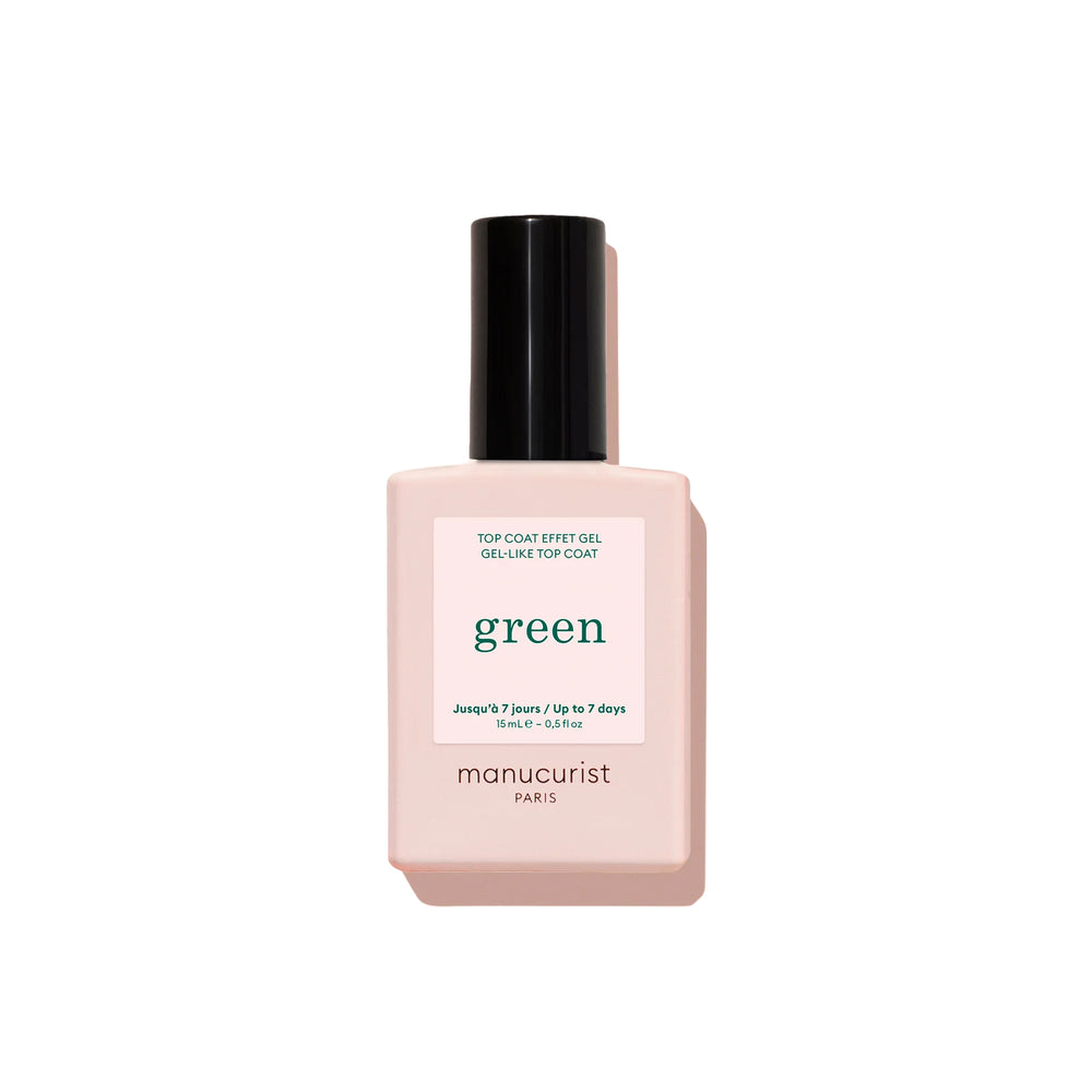 MANUCURIST Green Nail Polish Top Coat Sunshine