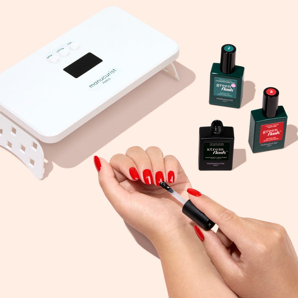 MANUCURIST Xtrem Flas Routine Kit - Hortencia & Poppy Red