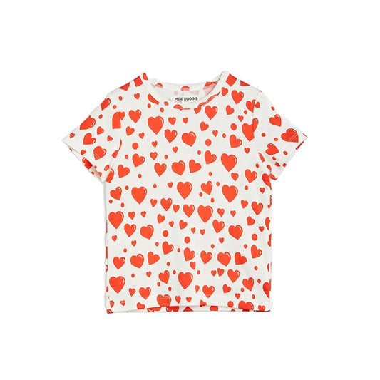 MINI RODINI Hearts T-Shirt ALWAYS SHOW