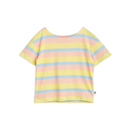 MINI RODINI Pastel Stripe T-Shirt ALWAYS SHOW