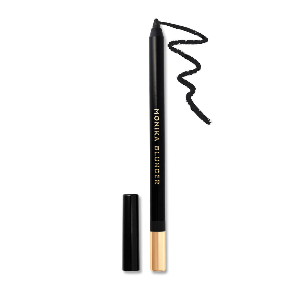 MONIKA BLUNDER BEAUTY Eye Deal Liner Pencil, a richly pigmented, vegan eyeliner for smooth, long-lasting definition. ALWAYS SHOW