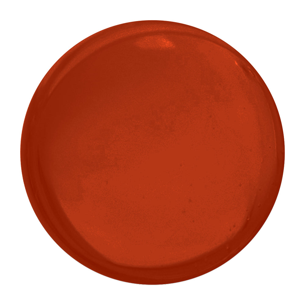 Bottle of NAILBERRY Pumpkin Pie nail polish in spiced terracotta orange shade, vegan breathable formula.