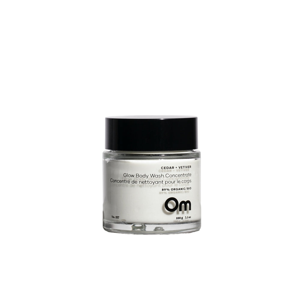 OM ORGANICS - Cedar + Vetiver Glow Body Wash Concentrate