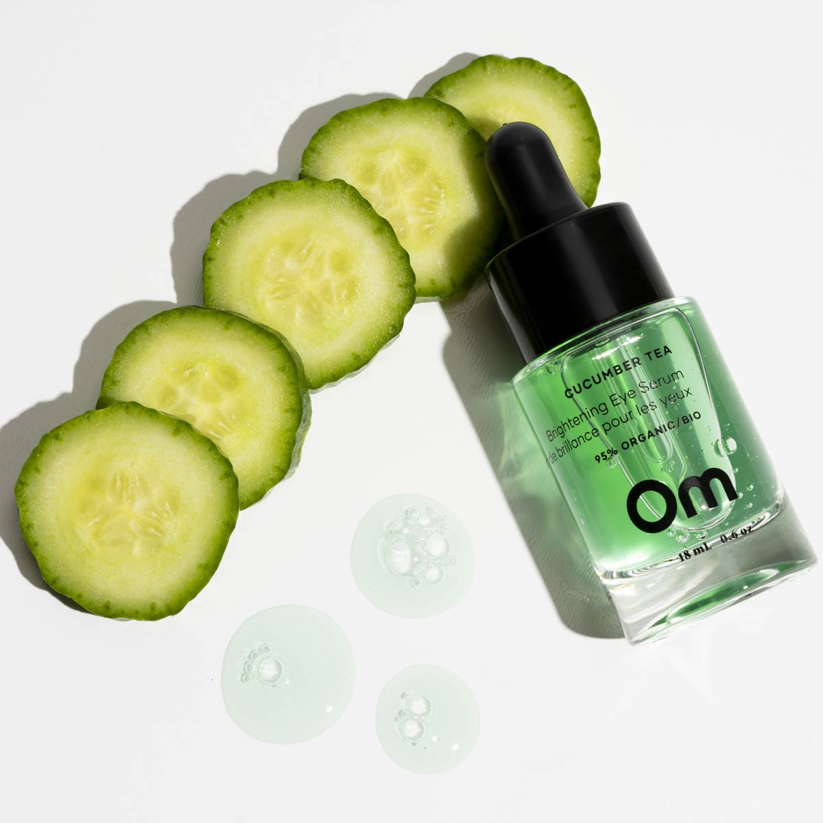 OM ORGANICS Cucumber Tea Brightening Eye Serum