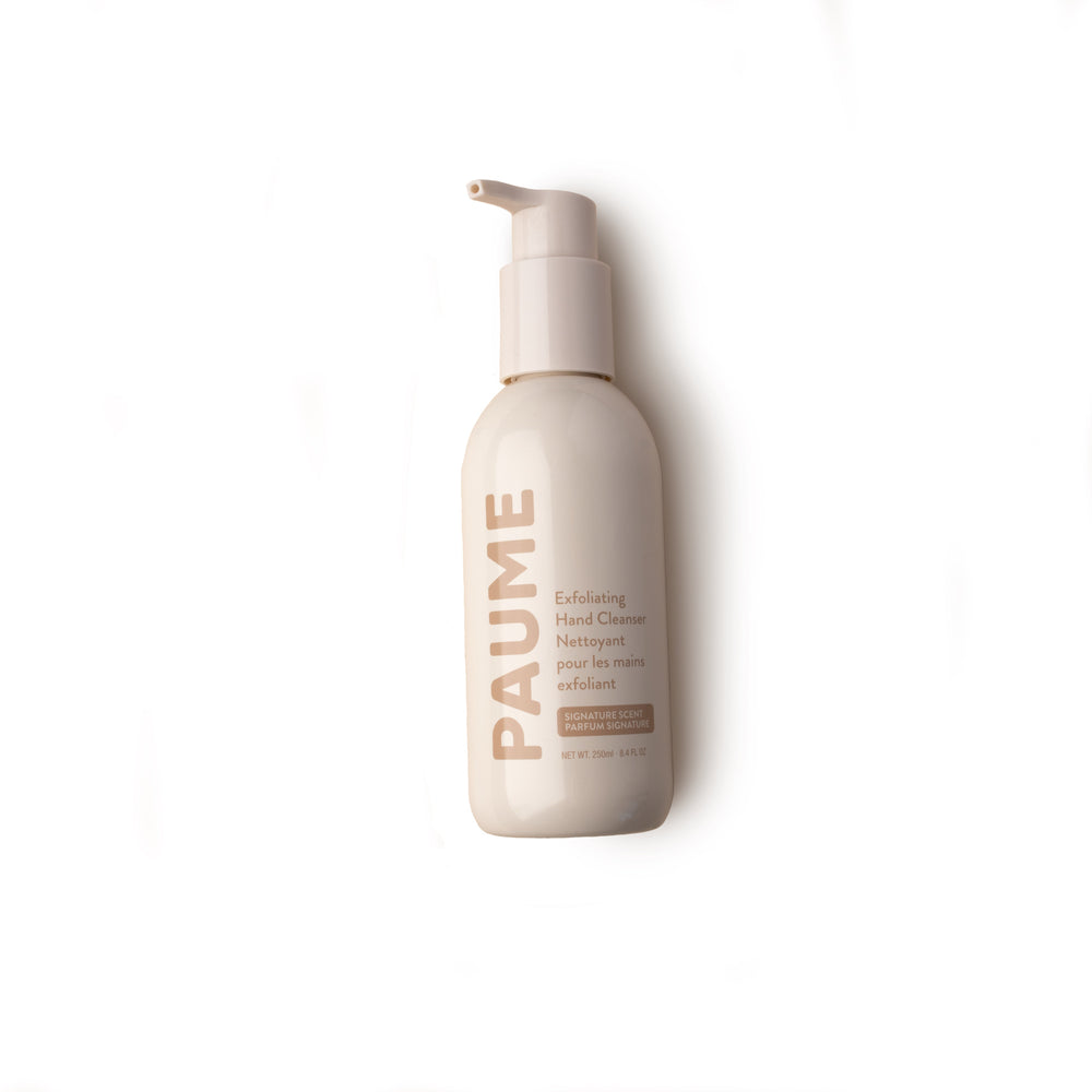 PAUME Exfoliating Hand Cleanser – Gently exfoliate, cleanse, and nourish hands with biodegradable microbeads and plant-based ingredients for smooth, hydrated skin.