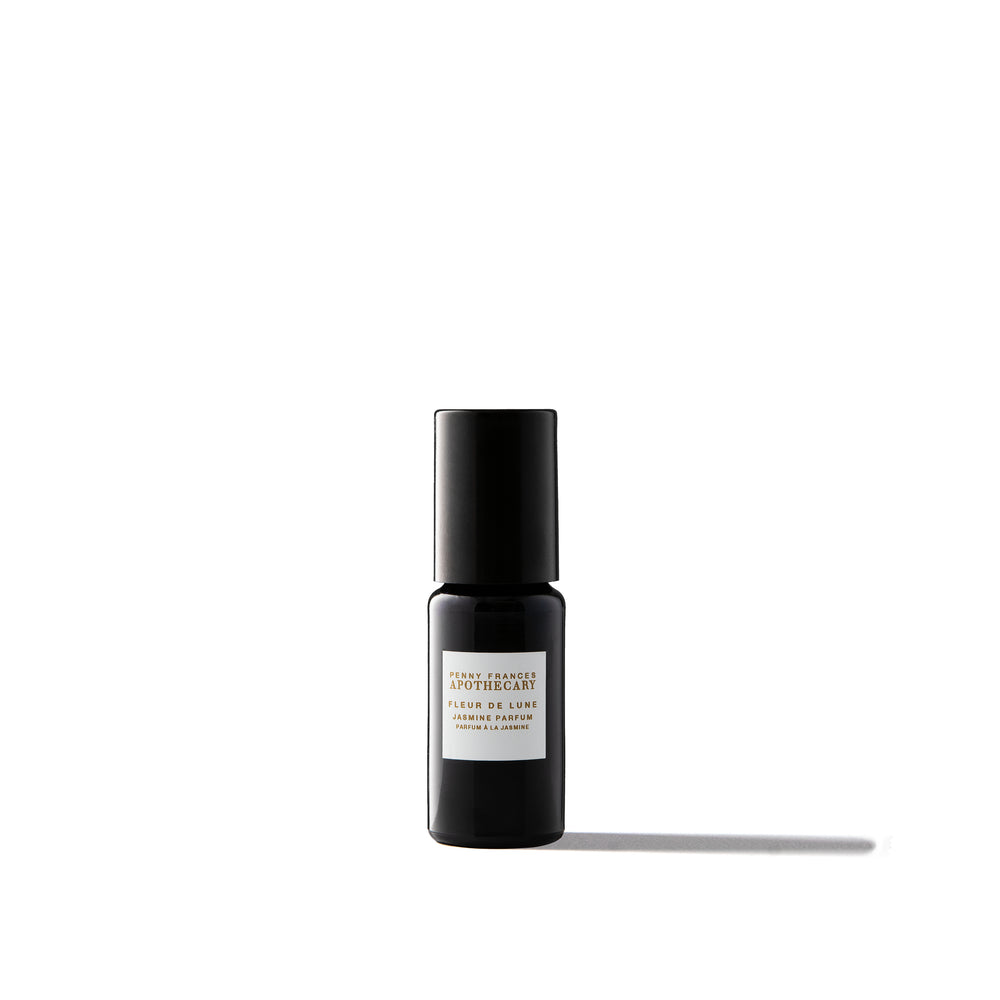 PENNY FRANCES APOTHECARY Fleur De Lune Jasmine Sambac Perfume Oil – Exotic jasmine sambac, coconut, and jojoba oils blend in a sensual, floral perfume.