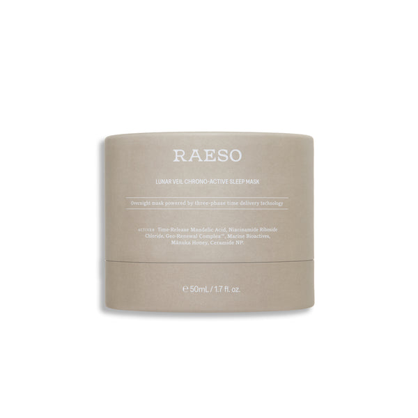 RAESO skincare product packaging on a white background