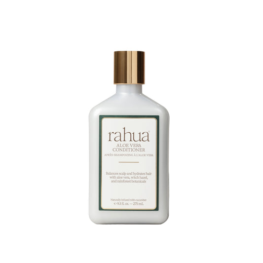 Rahua Aloe Vera Conditioner bottle with aloe and cucumber ingredients