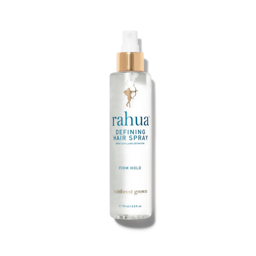 RAHUA Defining Hair Spray – non-aerosol, plant-based styling spray for firm, flexible hold and smooth, touchable hair.