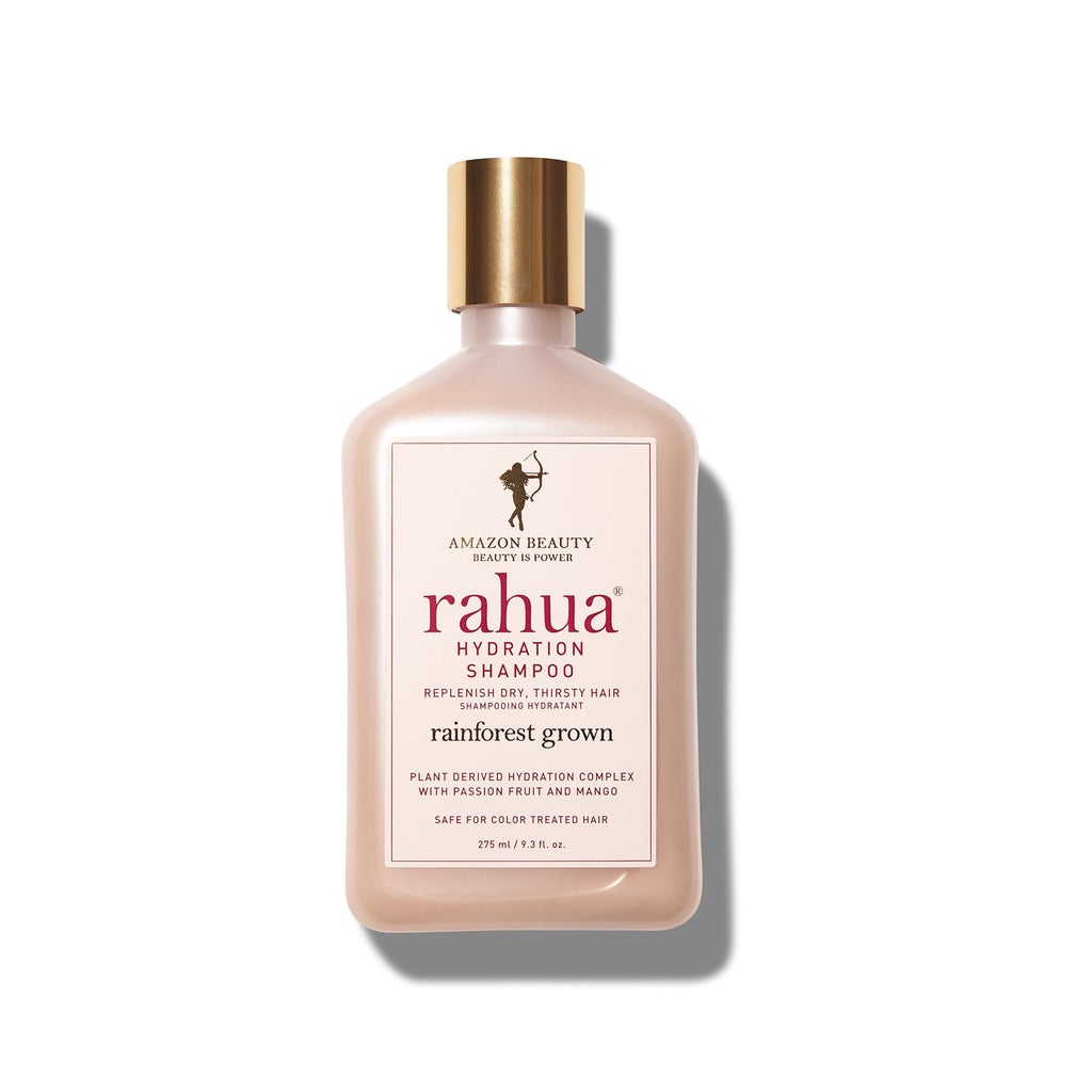 RAHUA Hydration Shampoo - rich, creamy formula for deep moisture. Infused with Amazonian oils and natural protein-bonding sugars. Hydrates and balances scalp, strengthens and smooths hair. Scented with tropical aromas of passion fruit and mango. Best for all hair types experiencing dryness. full size