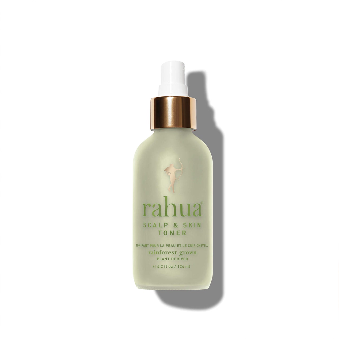 RAHUA Scalp & Skin Toner - versatile multitasker for cleansing, balancing, and refreshing scalp and skin. Formulated with organic aloe vera, cucumber fruit, guayusa, and chlorophyll. Soothes the scalp and revitalizes skin for a radiant glow. Suitable for all hair and skin types. full size