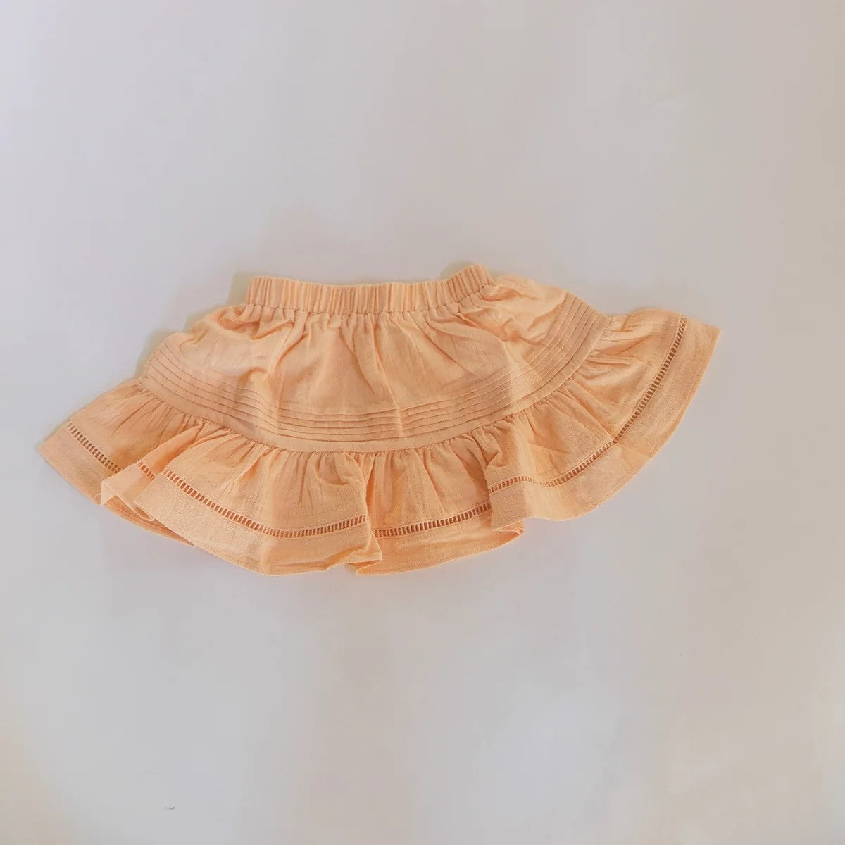 RAISED BY WATER Mallorca Skirt Peach ALWAYS SHOW