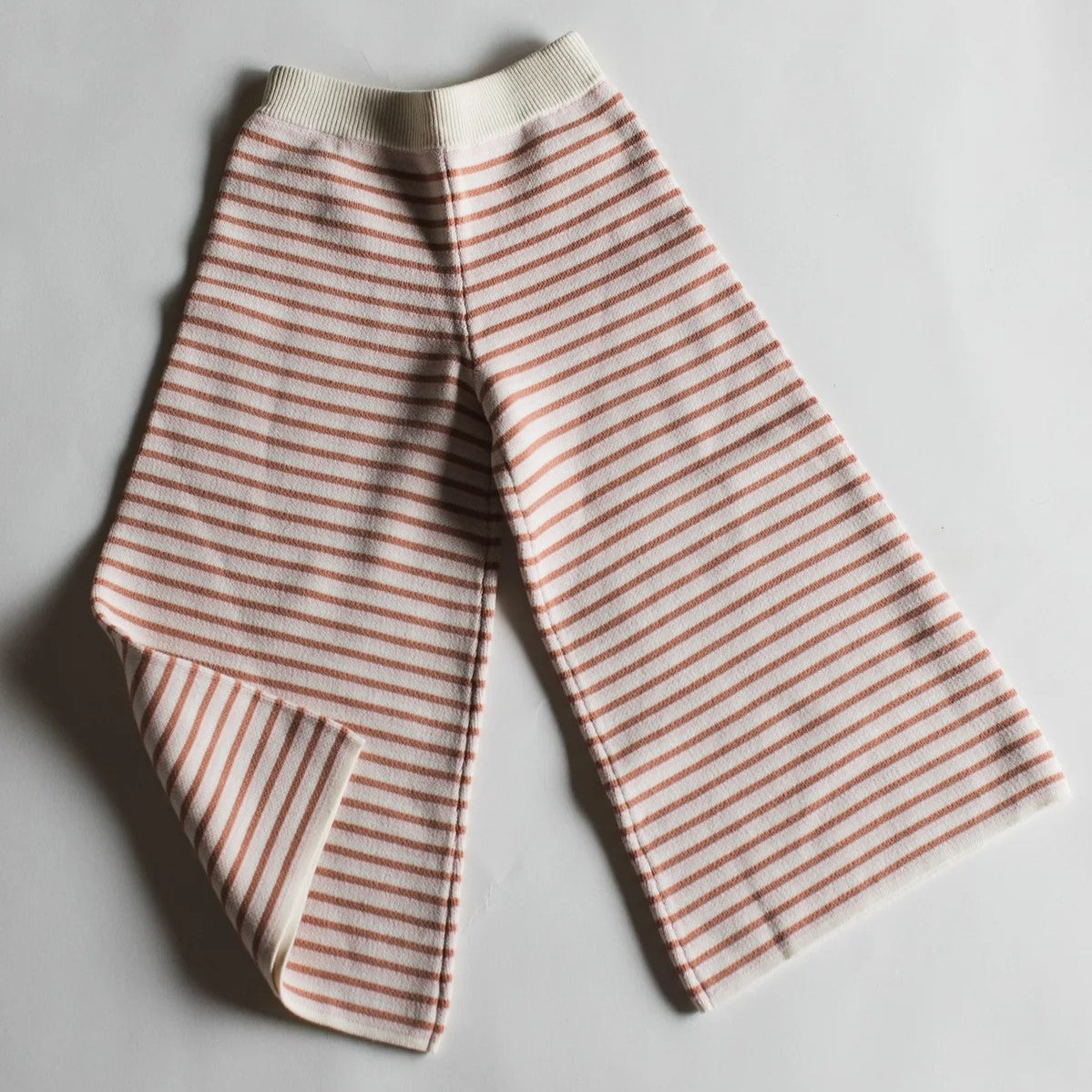 RAISED BY WATER Striped Knit Pants Pinks ALWAYS SHOW