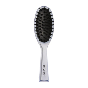 Reverie Good Detangling Hair Brush with cone-shaped pins, designed for gentle detangling without breakage, handcrafted in Italy.