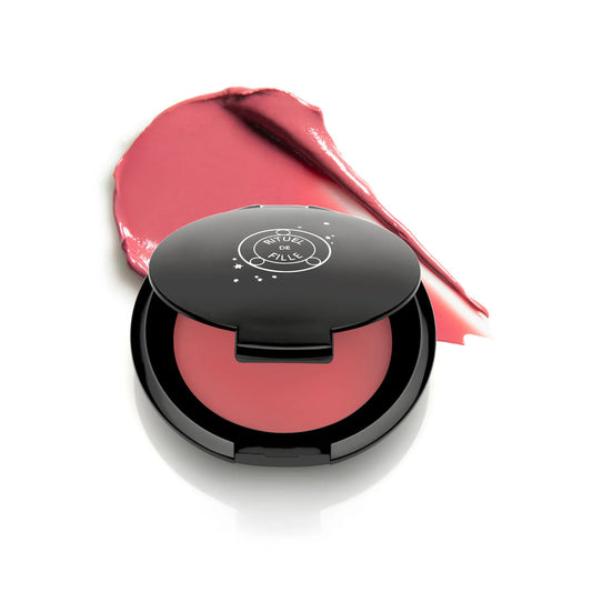 Rituel de Fille Color Nectar Pigment Balm in Bee Sting, rose-pink jelly cream for lips, cheeks, and eyes.