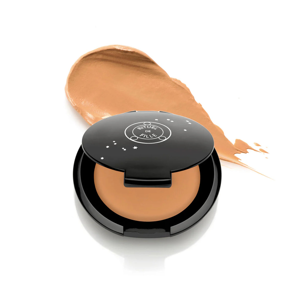 RITUEL DE FILLE The Ethereal Veil Conceal and Cover – Io, medium neutral undertone, rich crème concealer and foundation balm