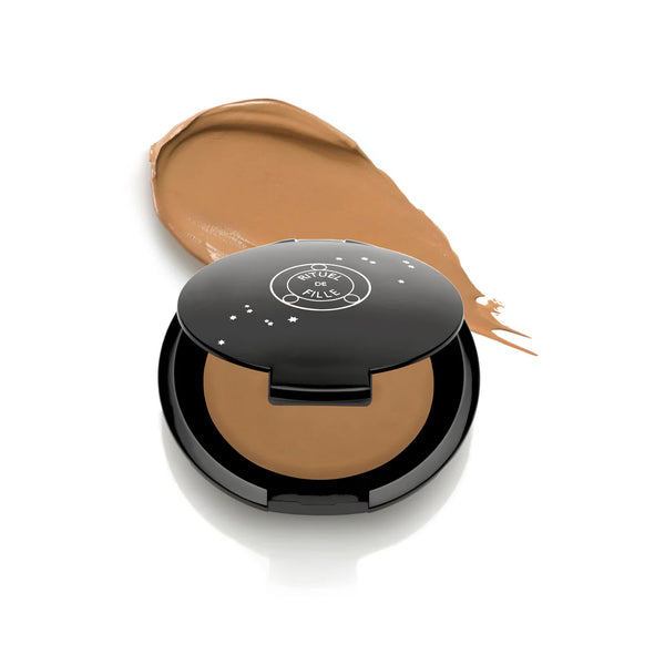 RITUEL DE FILLE The Ethereal Veil Conceal and Cover – Naiad, medium sandy undertone, rich crème concealer and foundation balm, 0.19 oz / 5.4 g.