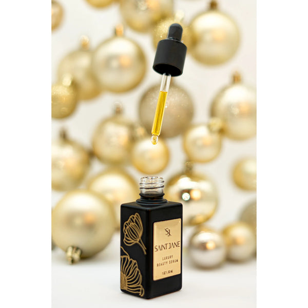 SAINT JANE Limited Edition Luxury Beauty Serum Hand Painted Bottle
